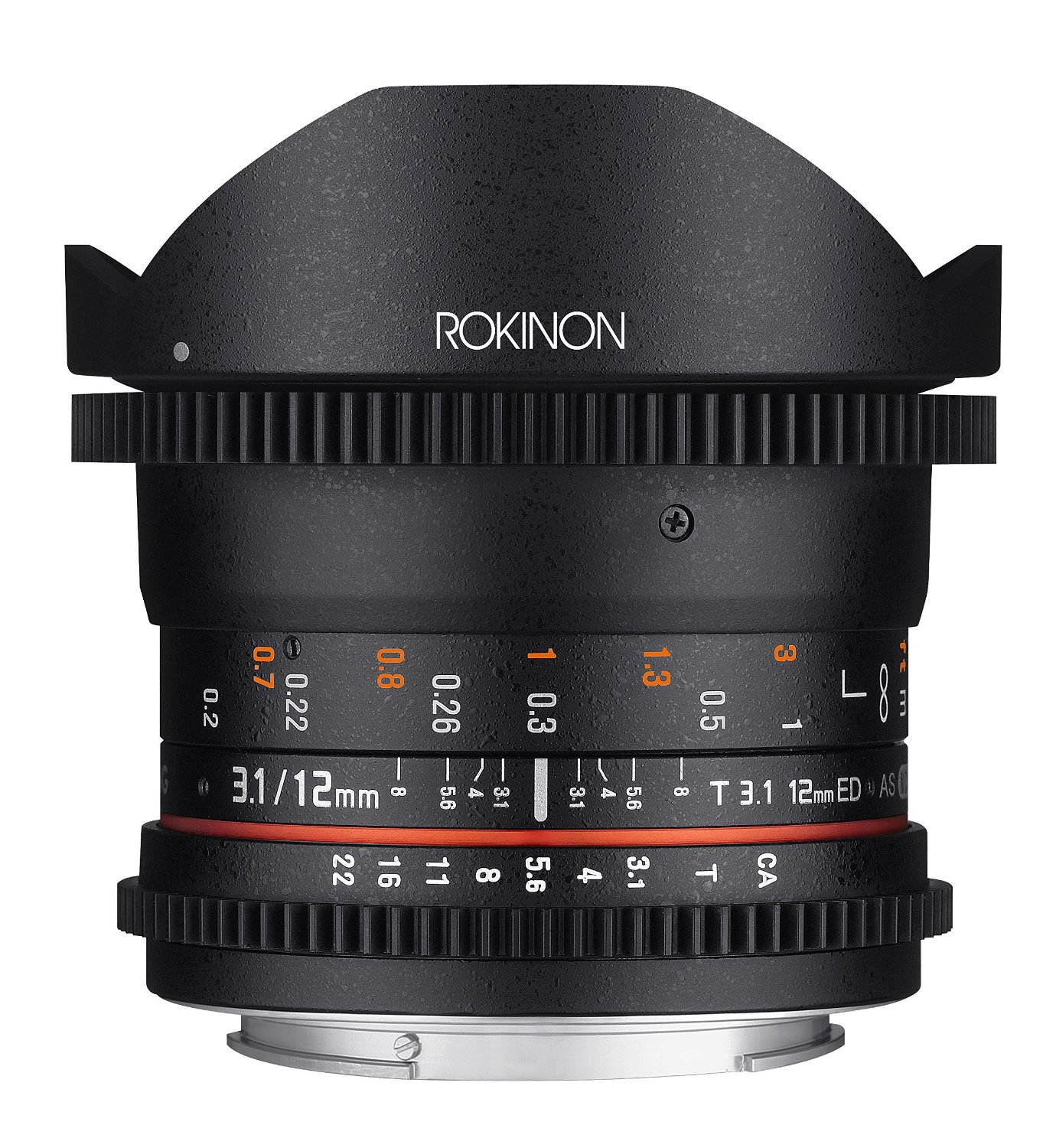 Rokinon 12mm T/3.1 Full Frame Cine DS Fisheye Lens (for Video DSLR Canon EOS Cameras)