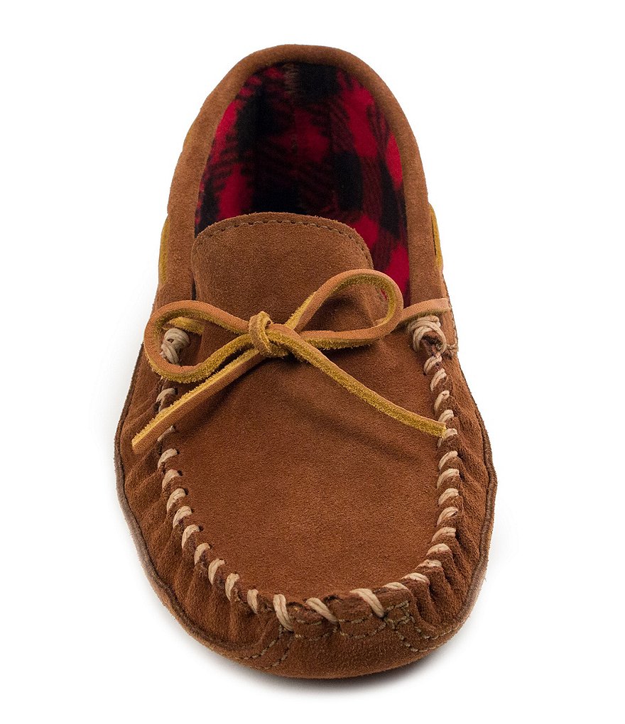 Minnetonka Men's Double Bottom Fleece Lined Slipper