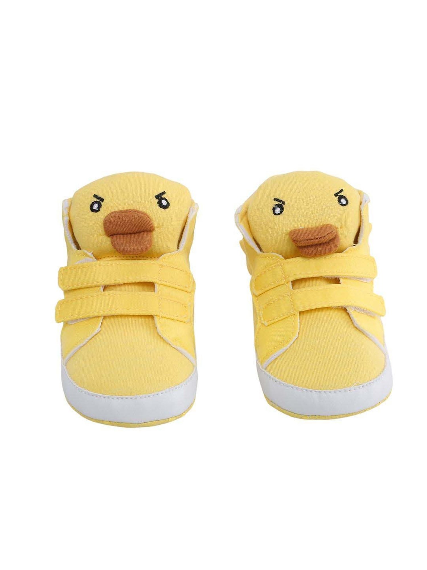 Baby Moo Kids Yellow Casual Booties