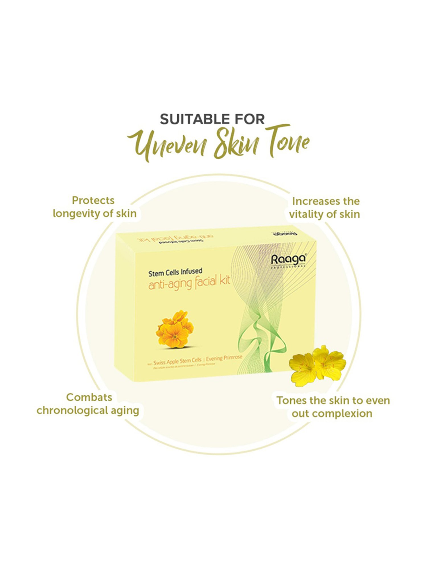 Raaga Professional Stem Cells Infused Anti-Aging Facial Kit