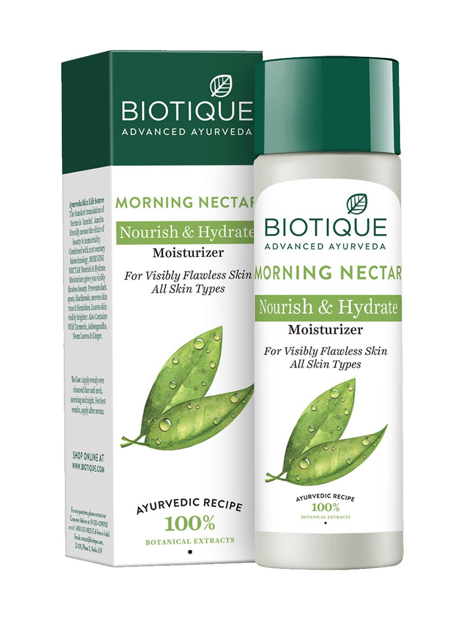 Biotique Morning Nectar Nourish & Hydrate Moisturizer - 190 ml