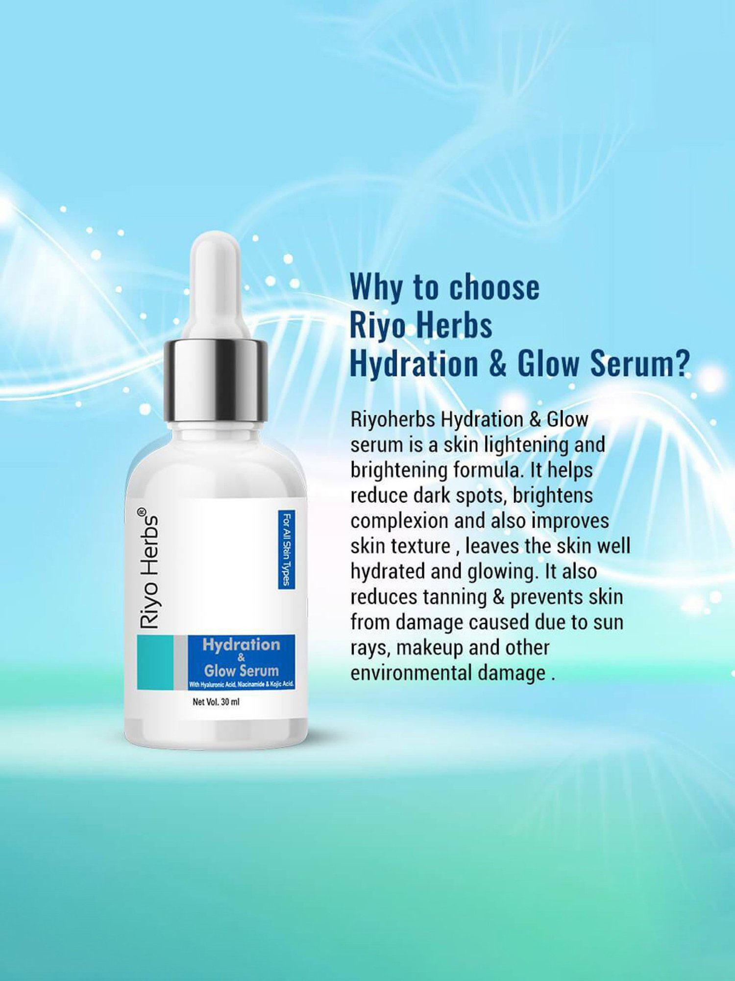 Riyo Herbs Hydration & Glow Serum - 30ml