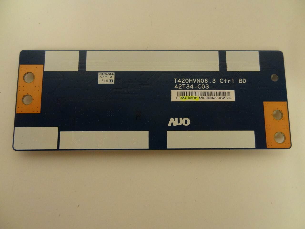 Sharp LC-43LB481U / Vizio D43-C1 E43-C2 T-Con Board 55.43T01.C01