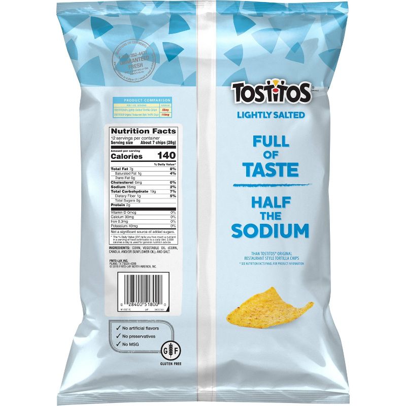 Tostitos Lightly Salted Restaurant Style Tortilla Chips - 13oz
