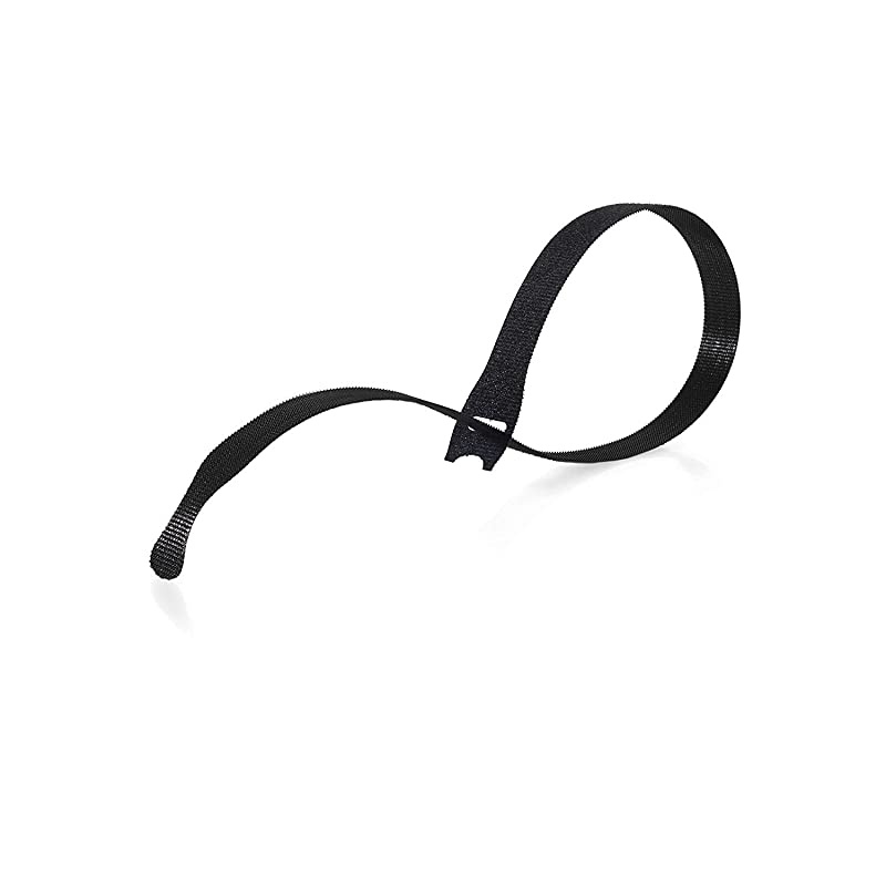 ONE WRAP Thin Ties | Strong Reusable | Perfect for Fastening Wires Organizing Cords | BlackGray 15in x 12Inch | 30 Count