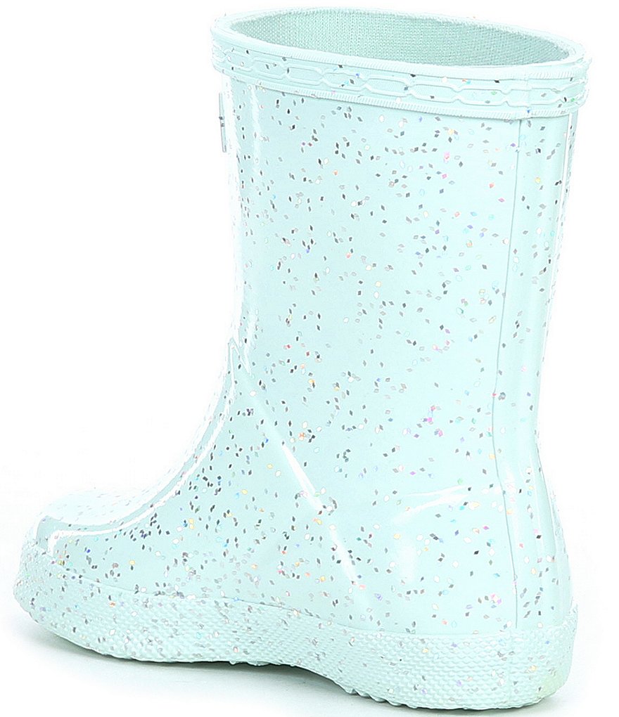 Hunter Girls' First Giant Glitter Waterproof Rainboots (Infant)
