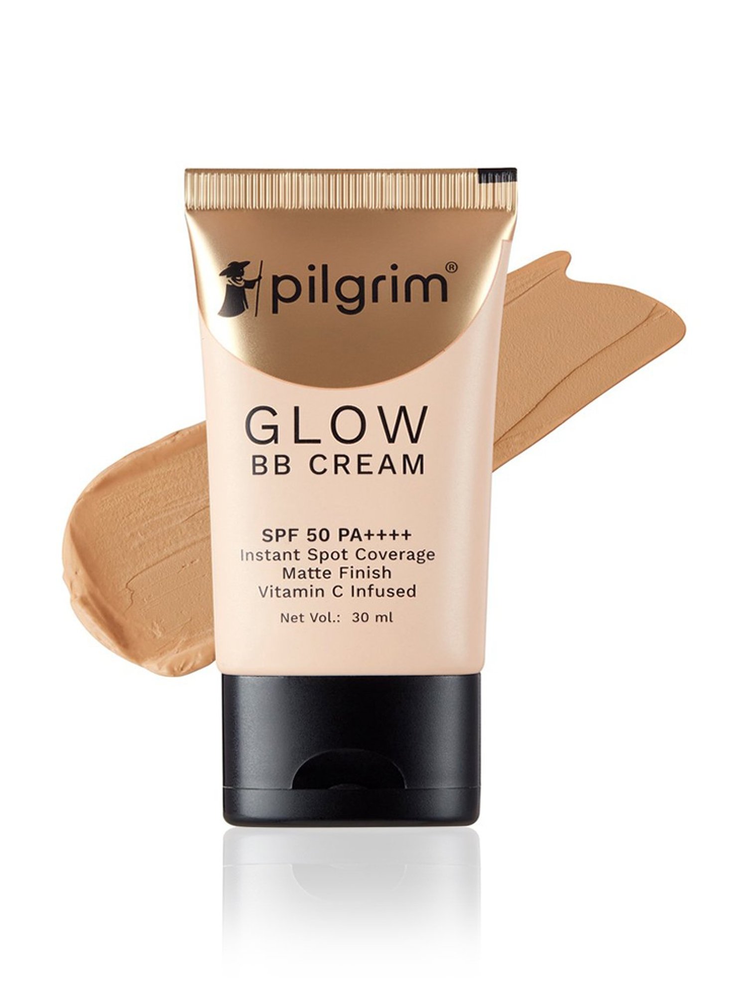 PILGRIM Glow BB Cream SPF 50 PA++++ 03 Honey Glow - 30 ml