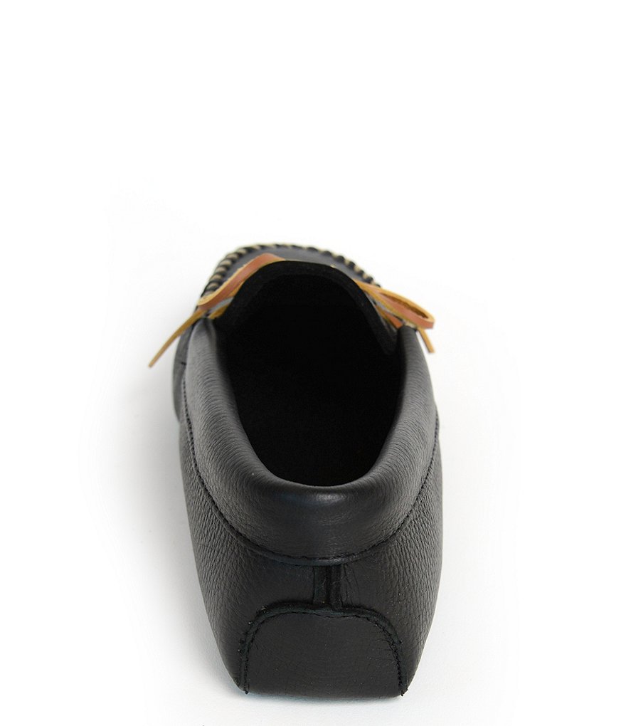 Minnetonka Men's Double Deerskin Leather Softsole Slipper