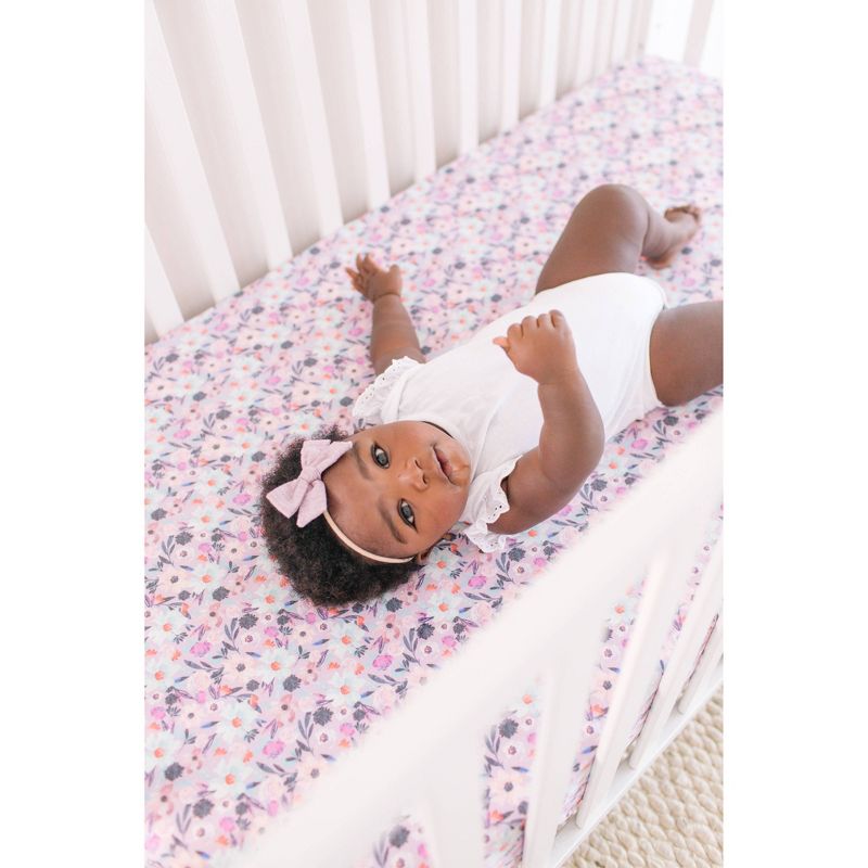 Copper Pearl Premium Crib Sheet - Morgan