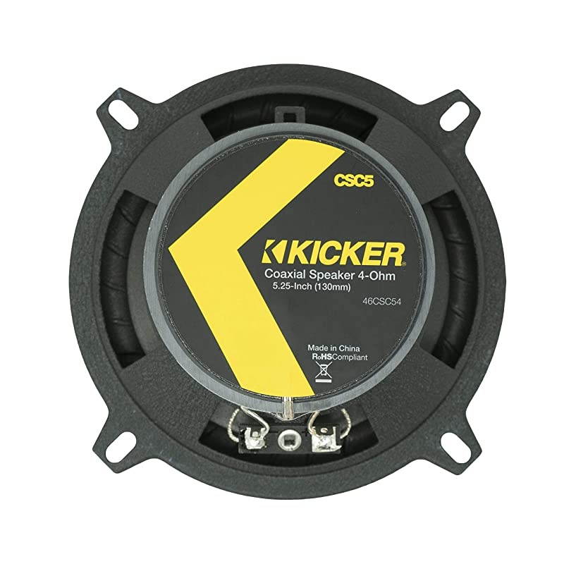 CS Series CSC5 525Inch Car Audio Speaker with Woofers Yellow 2 Pack