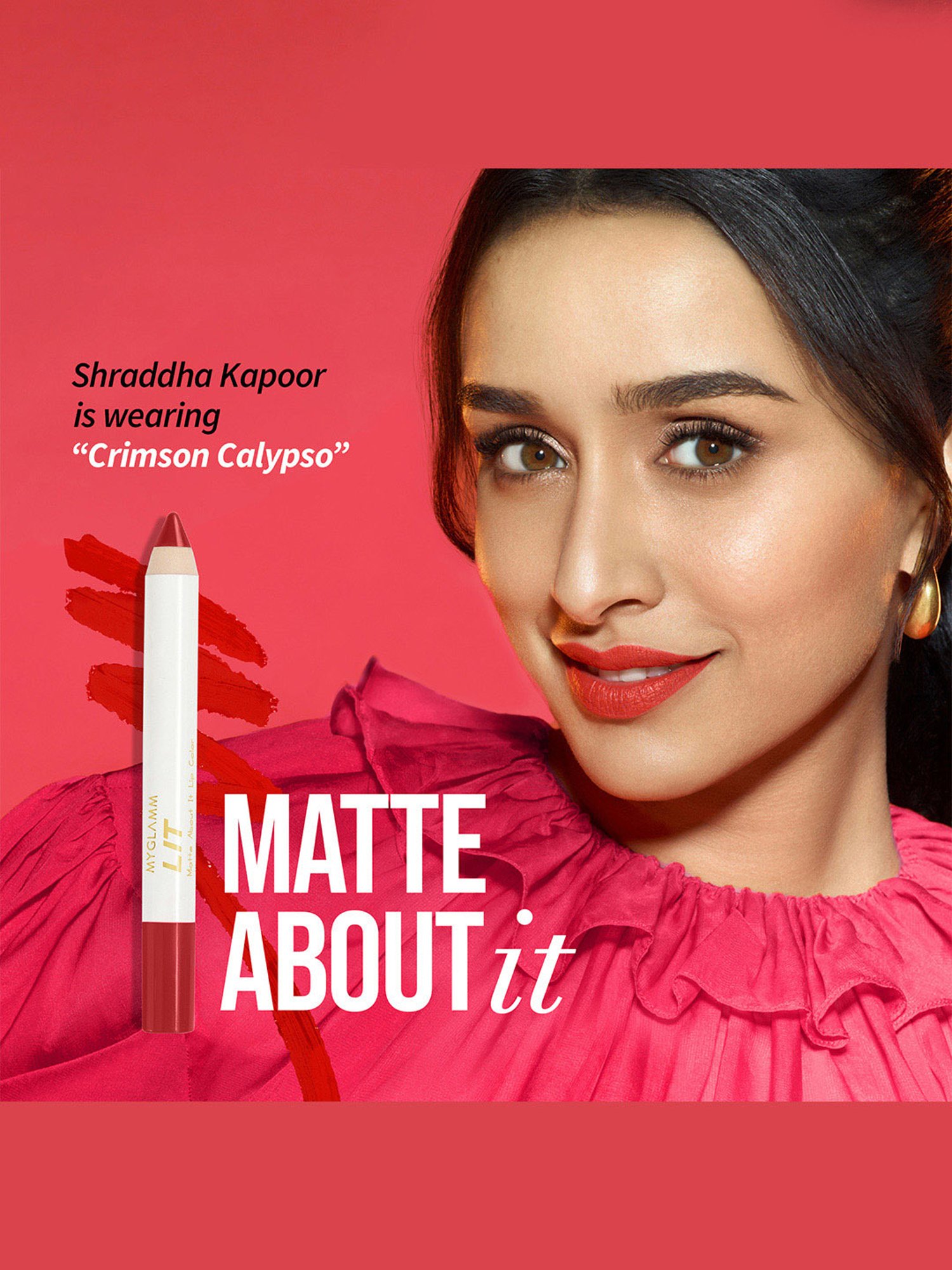 MyGlamm LIT Matte About It Lip Color Taupe Samba - 2.8 gm