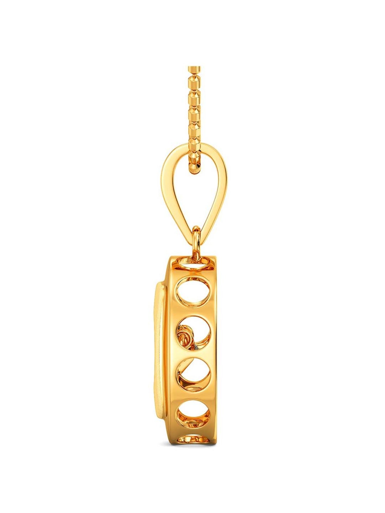 Joyalukkas 22k Gold Oval Chain Pendant