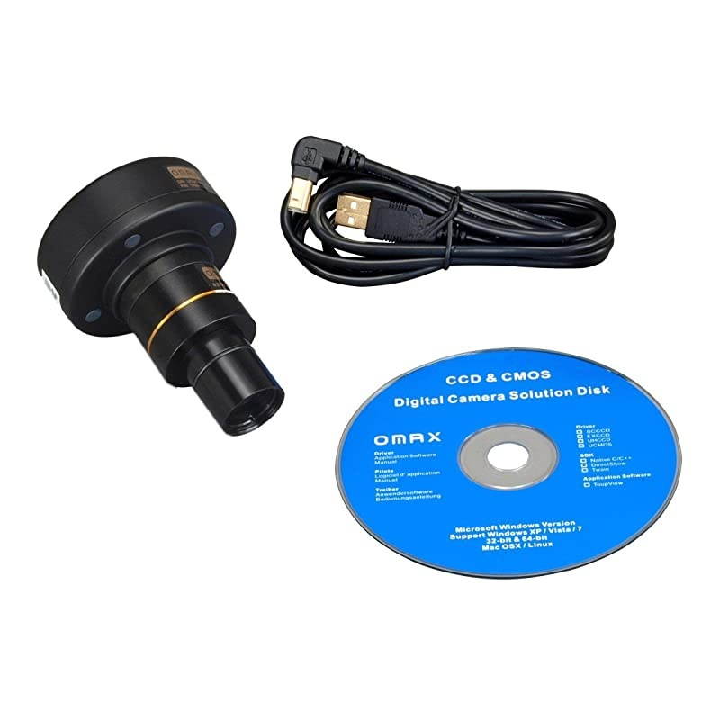 40X2500X Digital Lab Trinocular Compound LED Microscope with 3MP Digital Camera and Double Layer Mechanical Stage