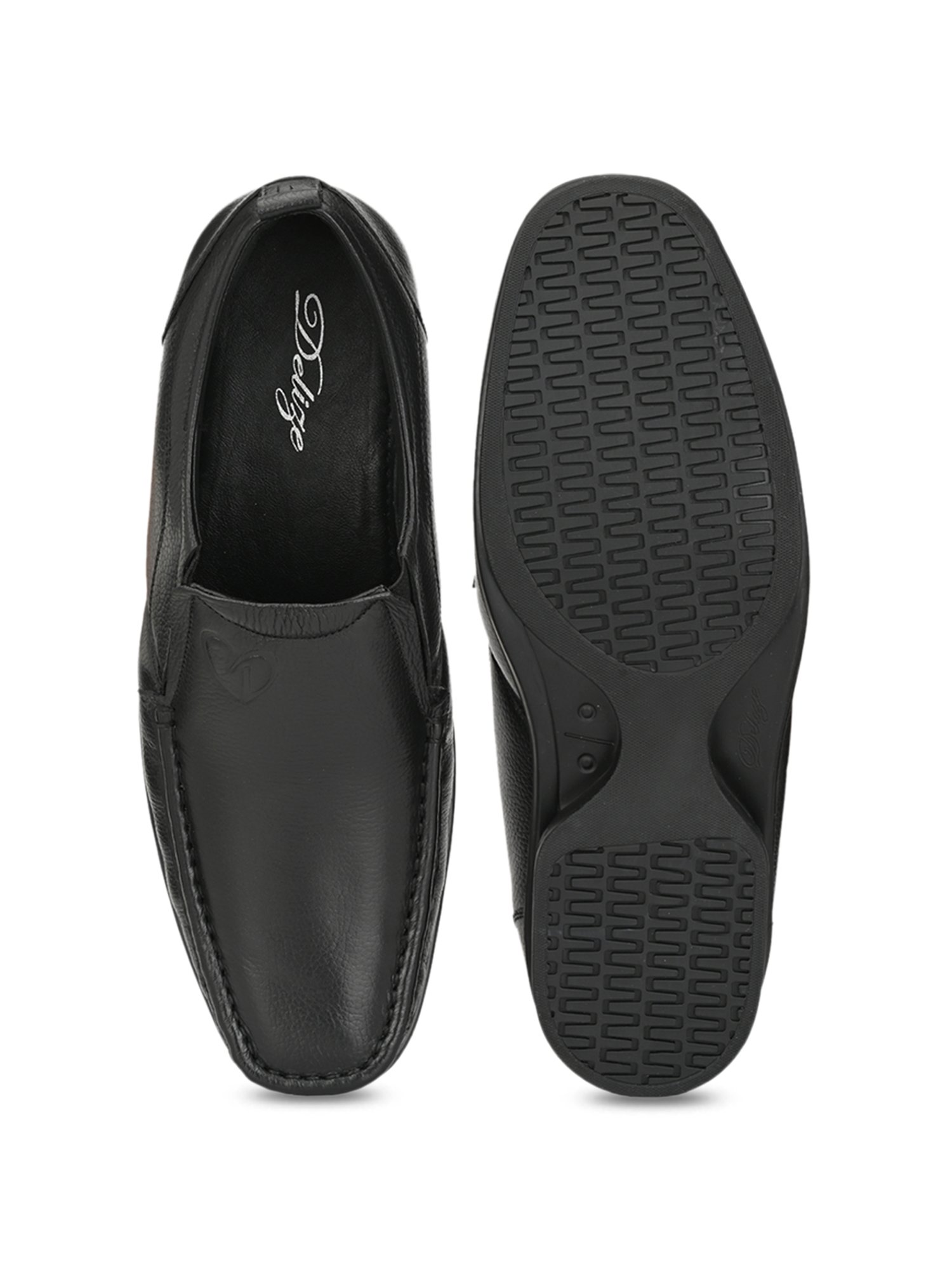 Delize Black Formal Slip-Ons