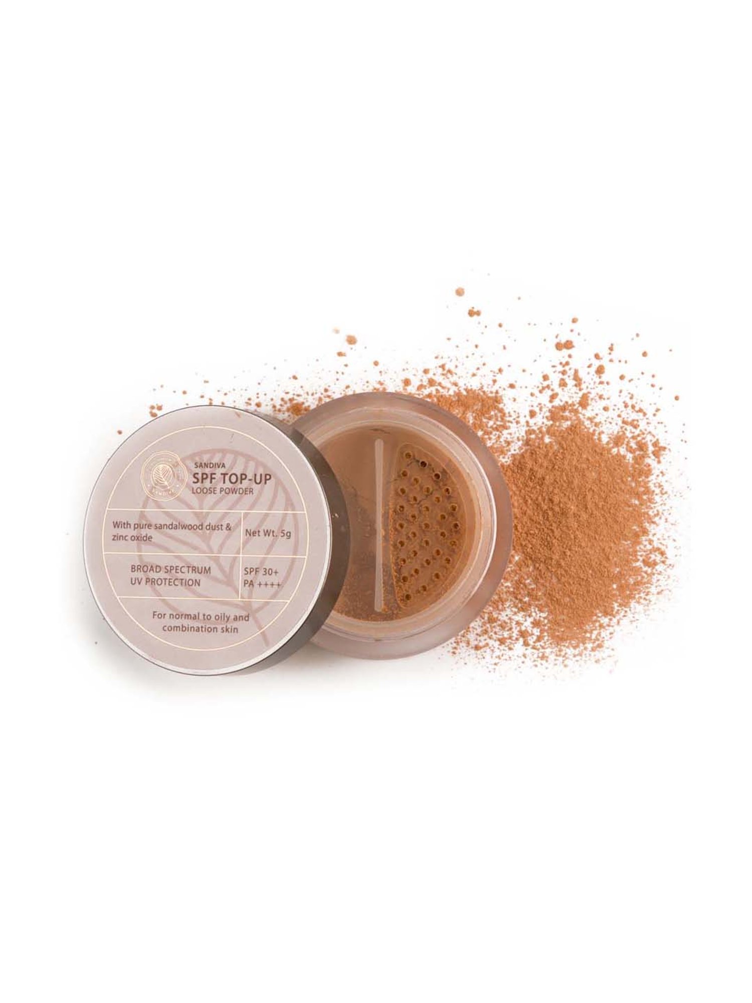 SANDIVA SPF Top-up Loose Powder with Sandalwood (22) - 5 gm
