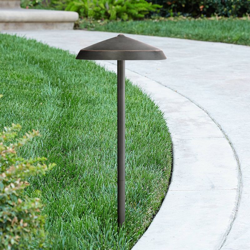 Super Duty Albany Bronze Geo Dome 3 Watt LED Landscape Path Light