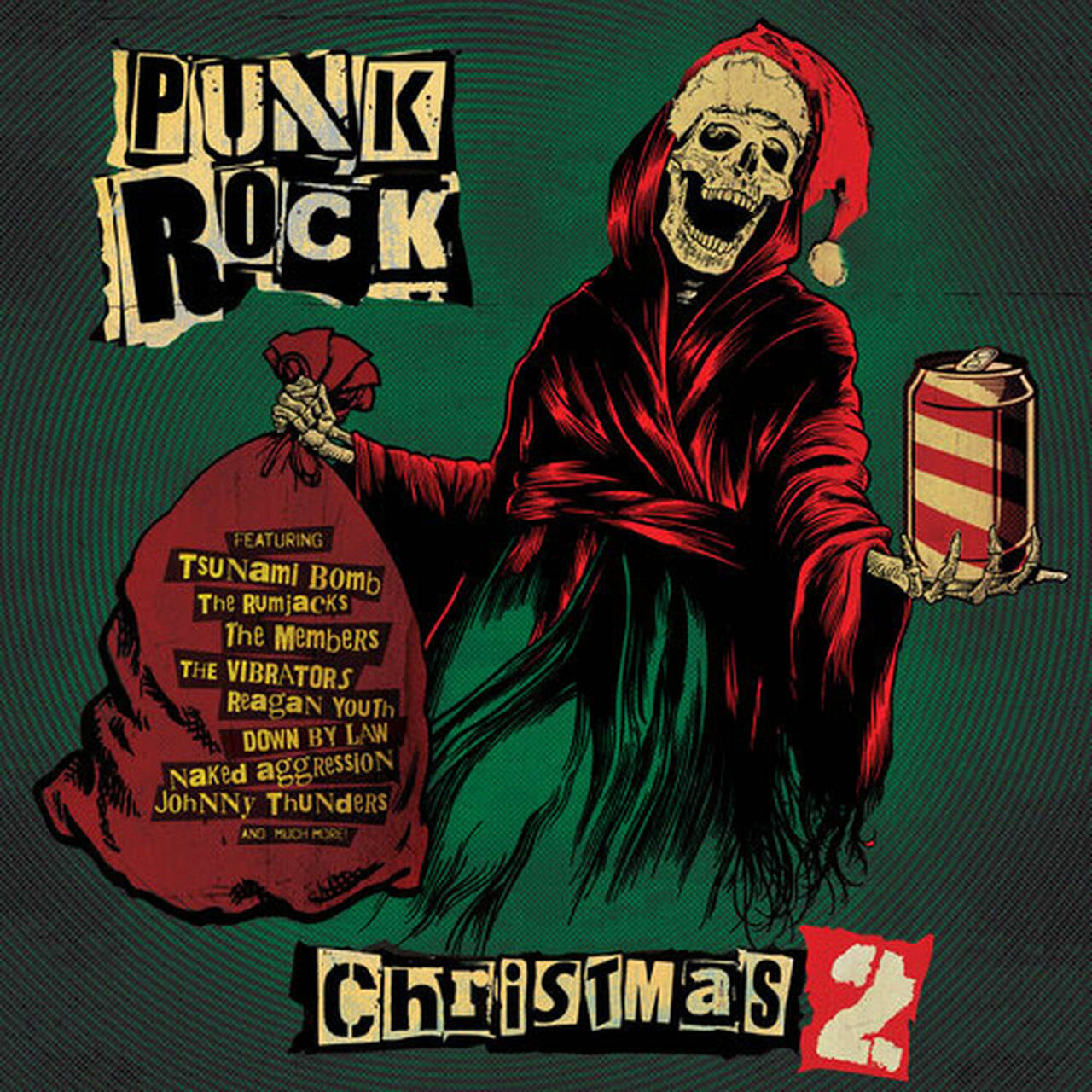 Punk Rock Christmas 2 LP (Green Vinyl)