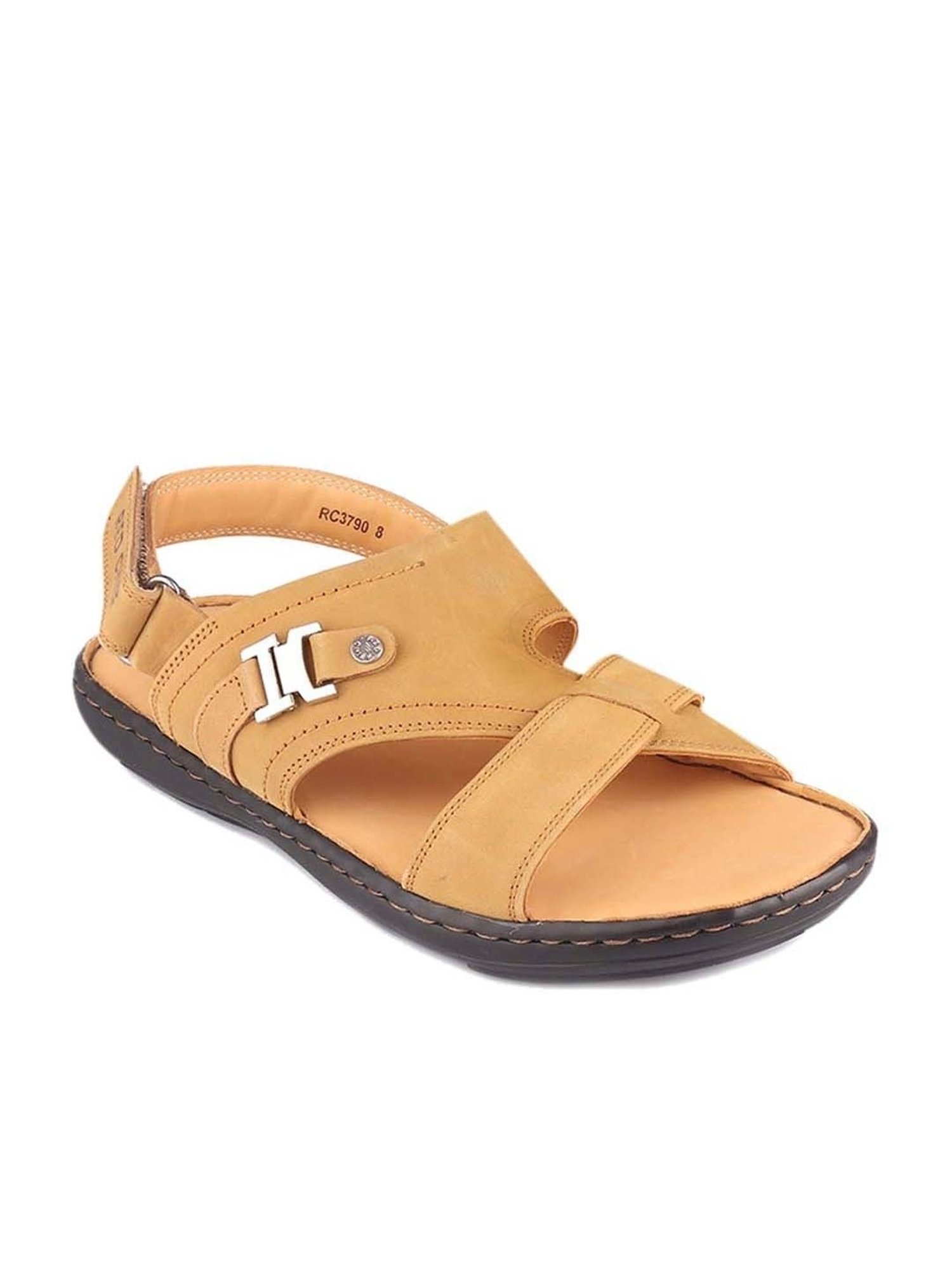 Red Chief Men's Beige Back Strap Sandals