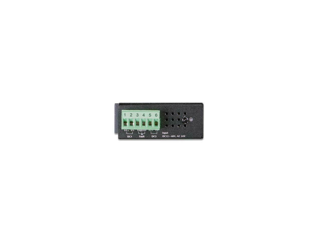 Planet ISW-500T IP30 Compact Size 5-Port 10/100TX Industrial Fast Ethernet Switch (-40~75 degrees C)