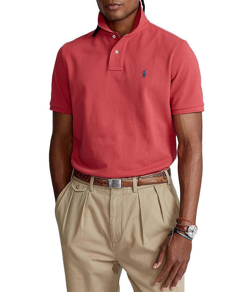 Polo Ralph Lauren Classic-Fit Solid Mesh Polo Shirt