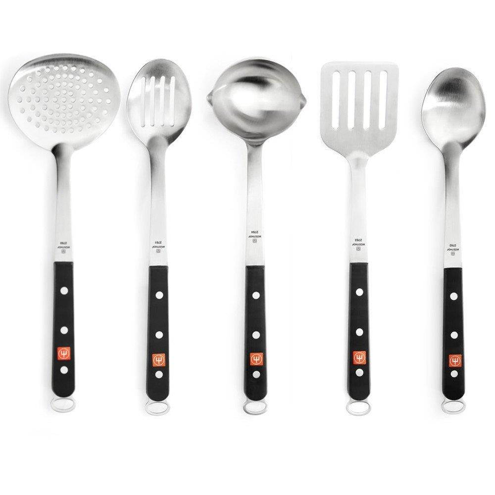Wusthof Stainless Steel 5 Piece Kitchen Tool Set
