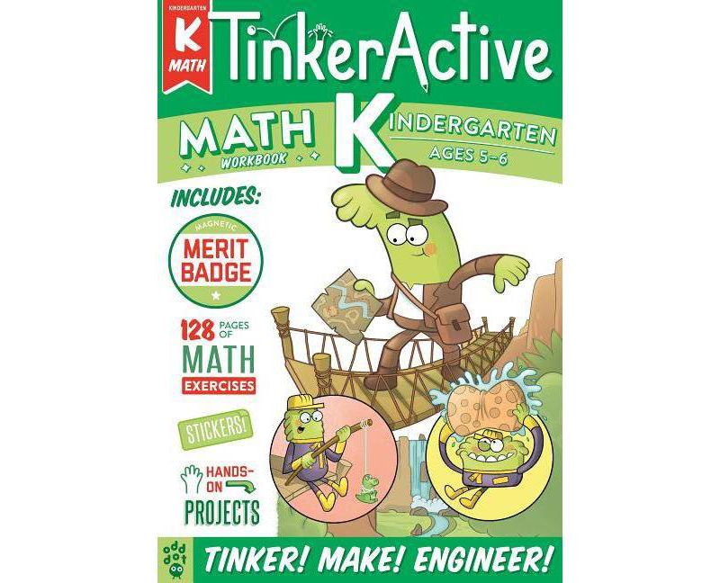 Kindergarten Math -  (Tinkeractive Workbooks) by Nathalie Le Du (Paperback)