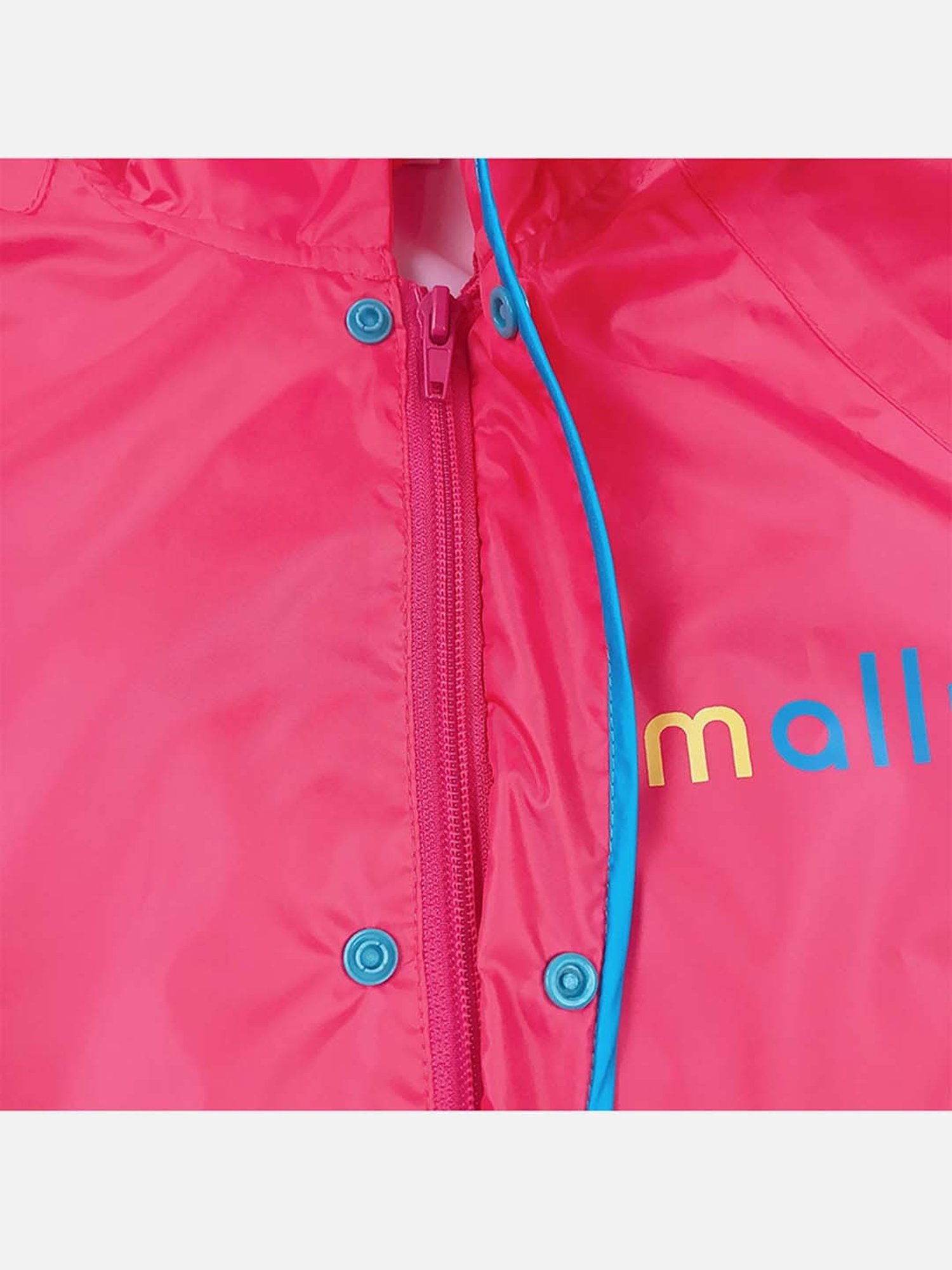 Little Surprise Box Kids Pink Printed Full Sleeves Raincoat