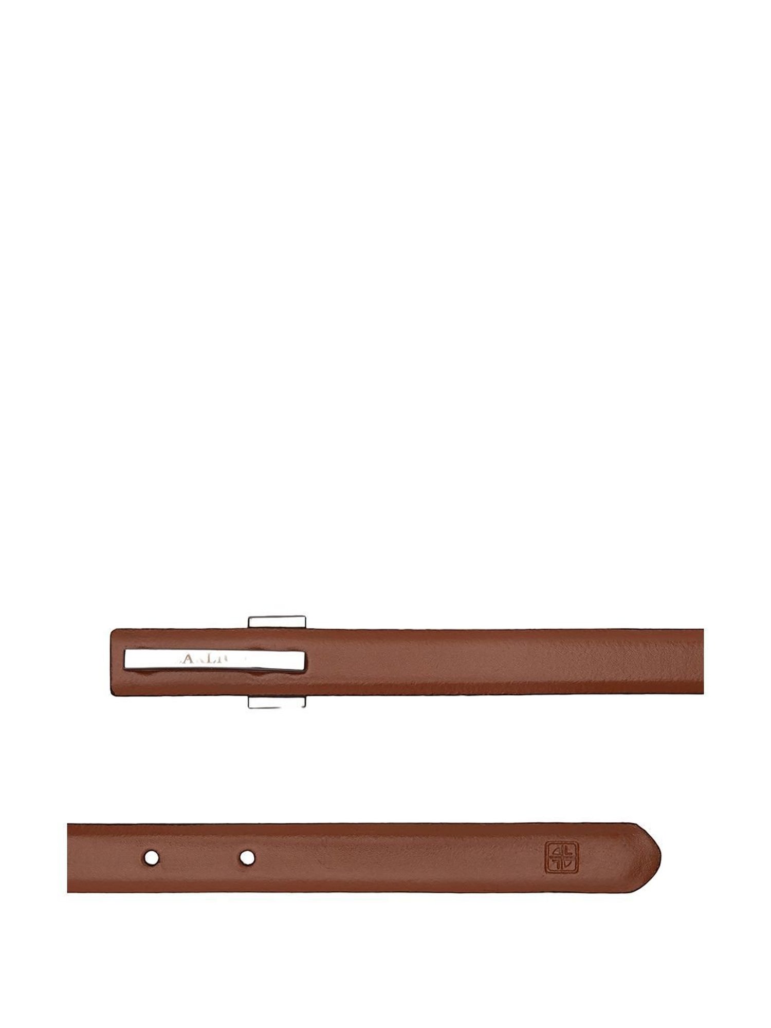 Carlton London Tan Leather Waist Belt For Women