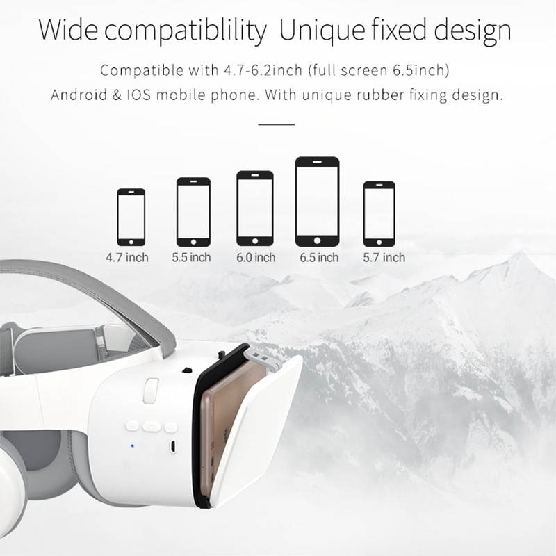 BOBOVR Z5 Update BOBO VR Z6 3D Glasses Virtual Reality Binocular Stereo Bluetooth VR Headset Helmet For iPhone Android