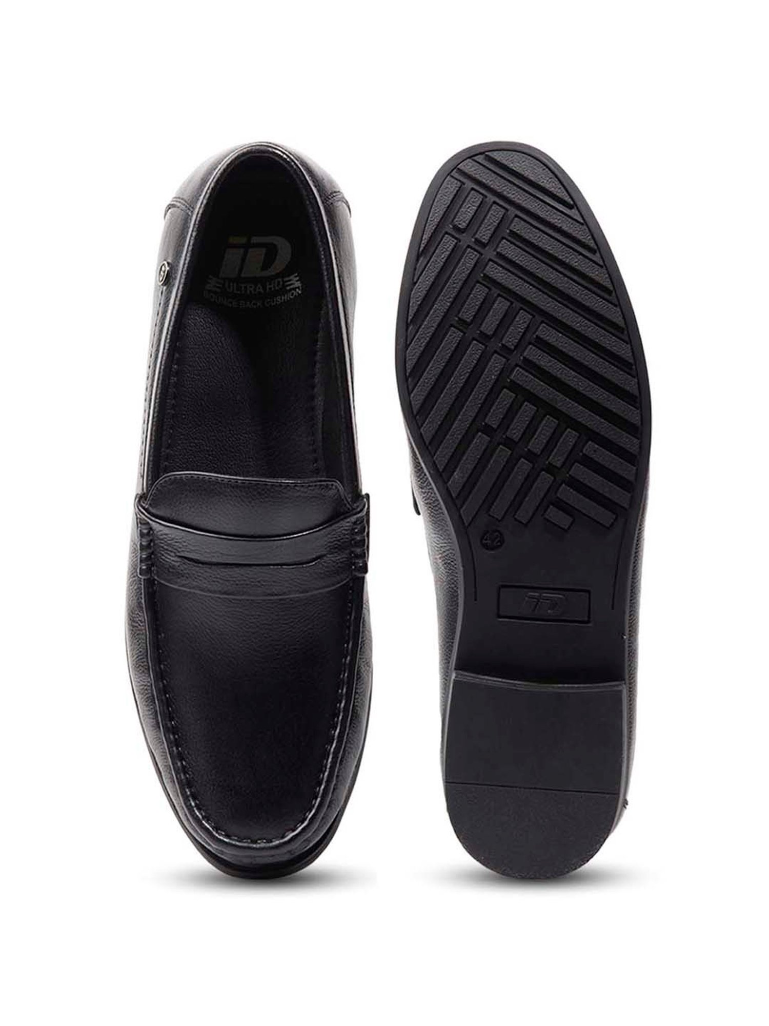 ID Men's Black Formal Loafers