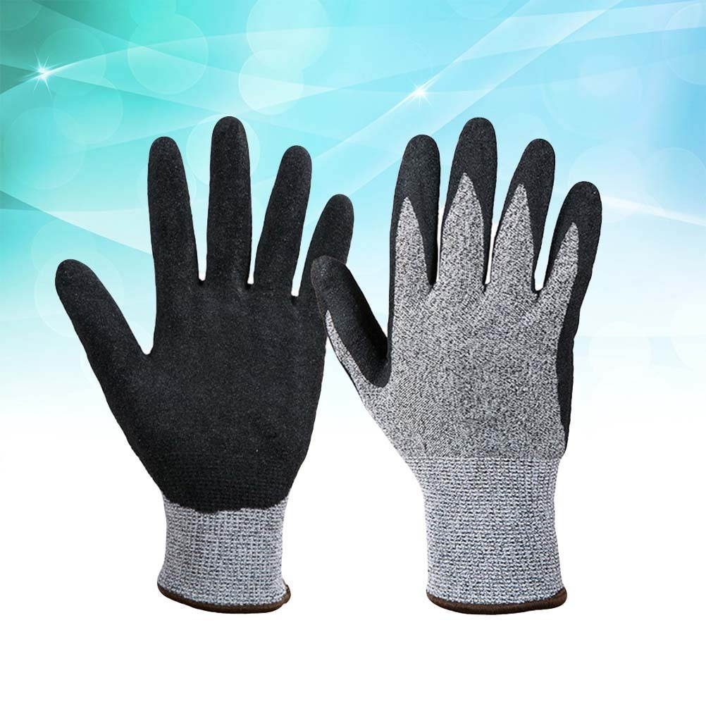 1 Pair Cut Resistant Gloves Level 5 Safety Garden Work Gloves for Cutting Mandolin Slicing Wood Carving and Gardening Size M