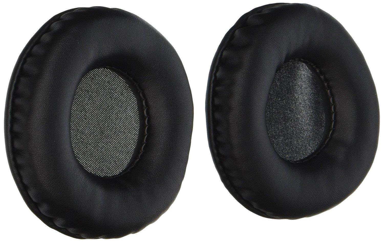 Geekria QuickFit Protein Leather Replacement Ear Pads for Razer Kraken Mobile Headphones Earpads, Headset Ear Cushion Repair Parts (Black)