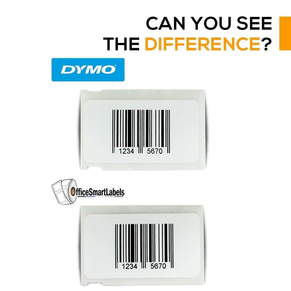 Dymo Compatible 30334 REMOVABLE Adhesive - 2-1/4" x 1-1/4" Multipurpose Labels (4 Rolls - 1000 Labels Per Roll)