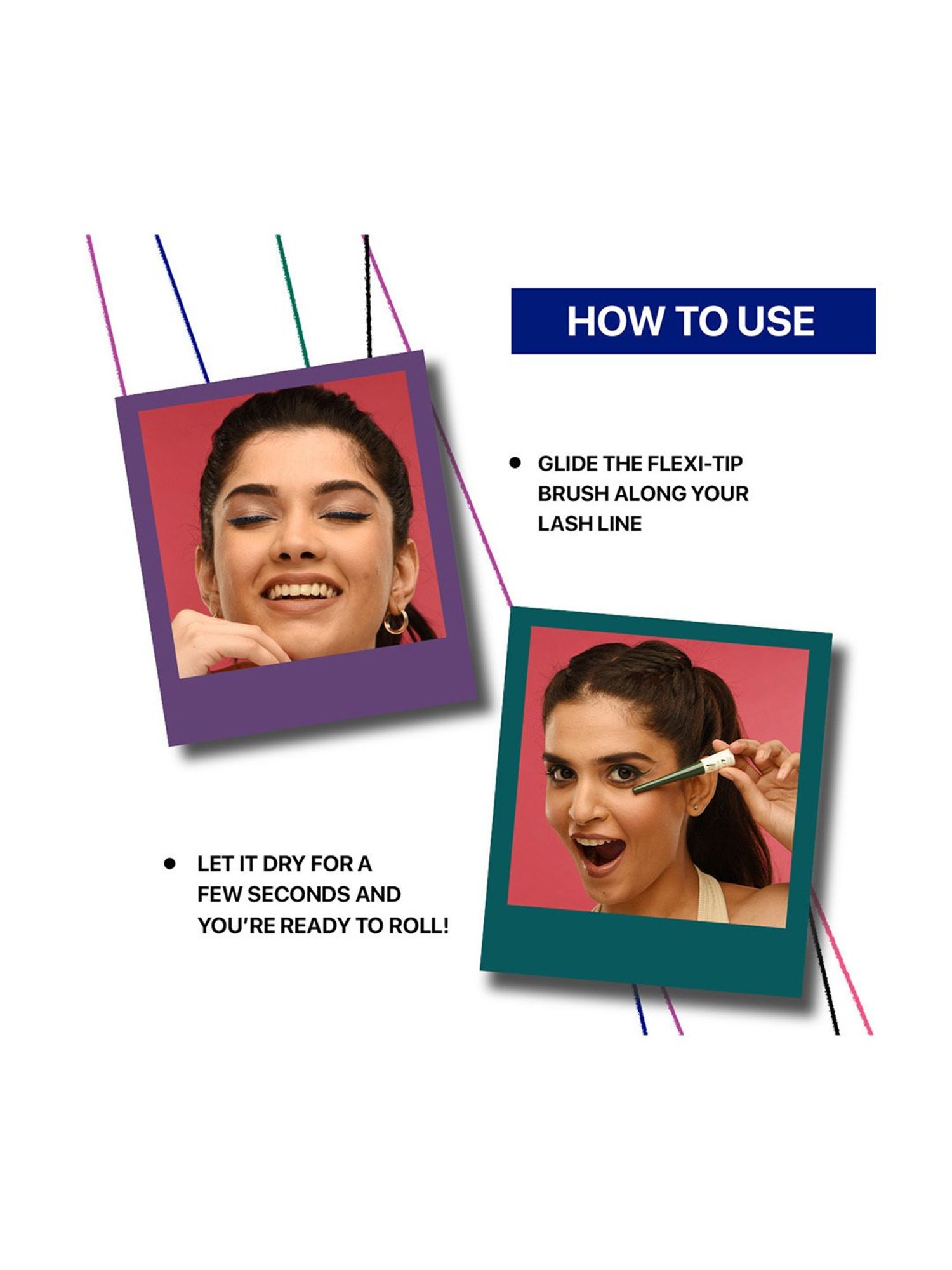 KINDED Liquid Eye Liner Golden Glaze & Greyish Silver Combo