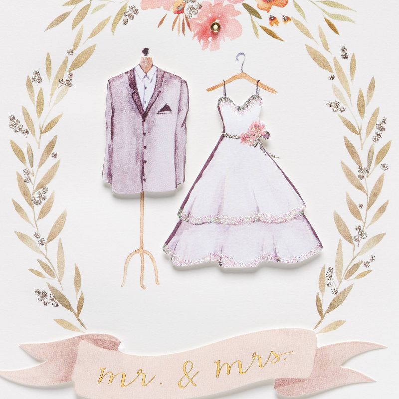 Whimsy Bridal Outfits Card - PAPYRUS