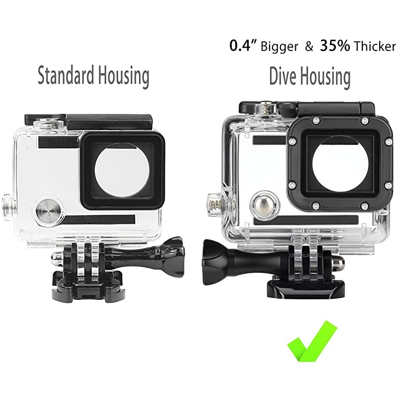 Replacement Dive Housing Case Waterproof Housing for HERO4, HERO3+ and HERO3