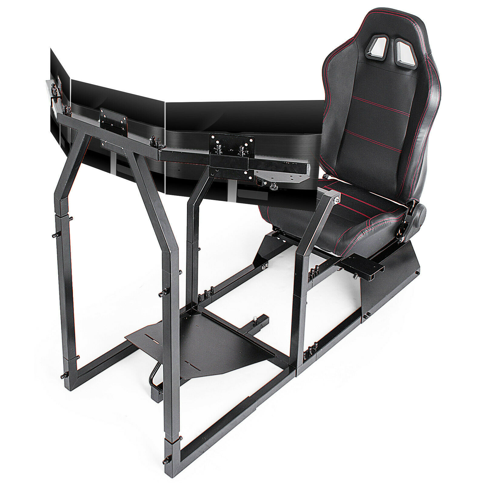 VEVOR Racing Simulator Cockpit Gaming Chair With Stand Height Adjustable Stretchable