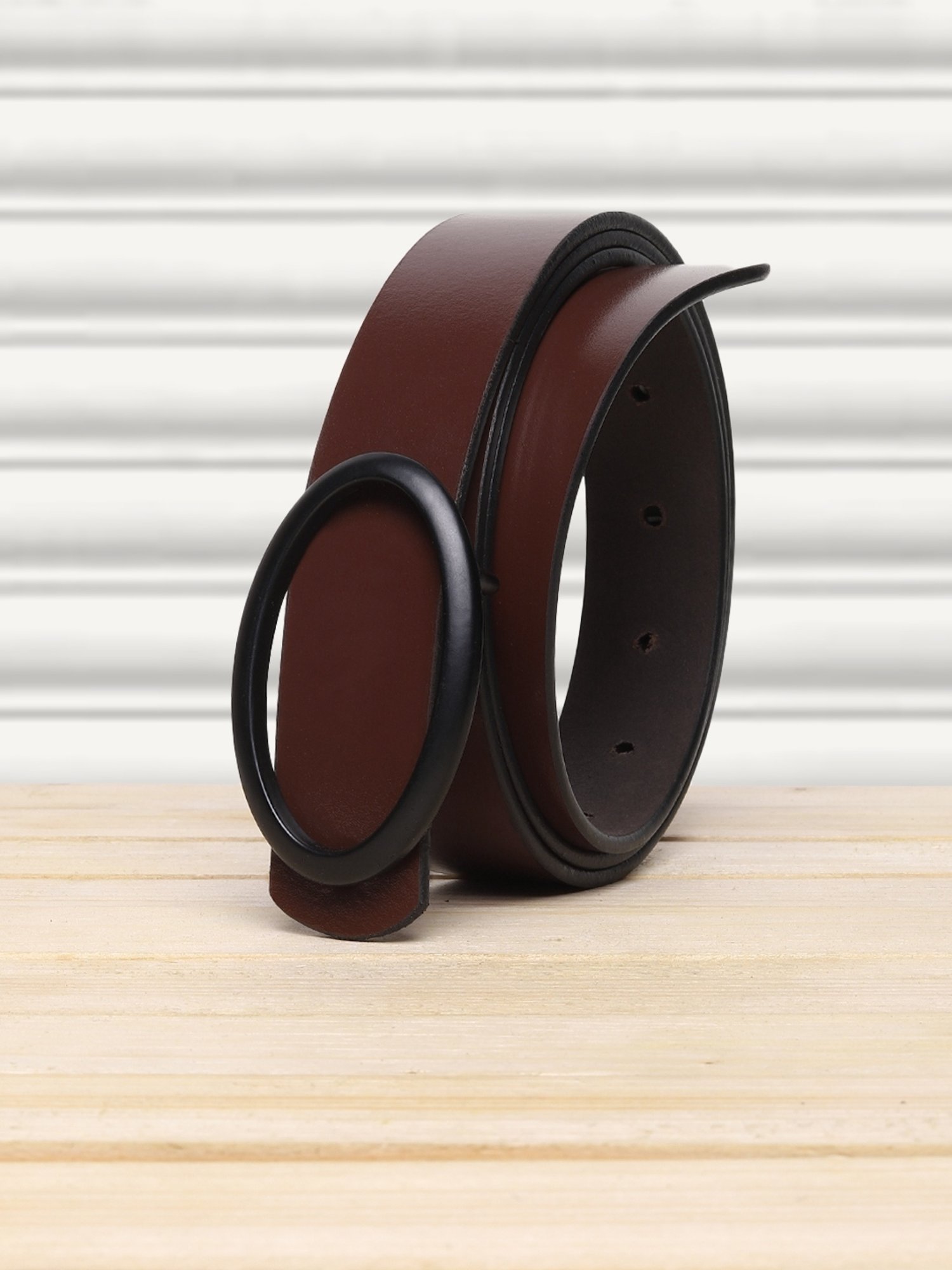Teakwood Leathers Brown Casual Belt for Women