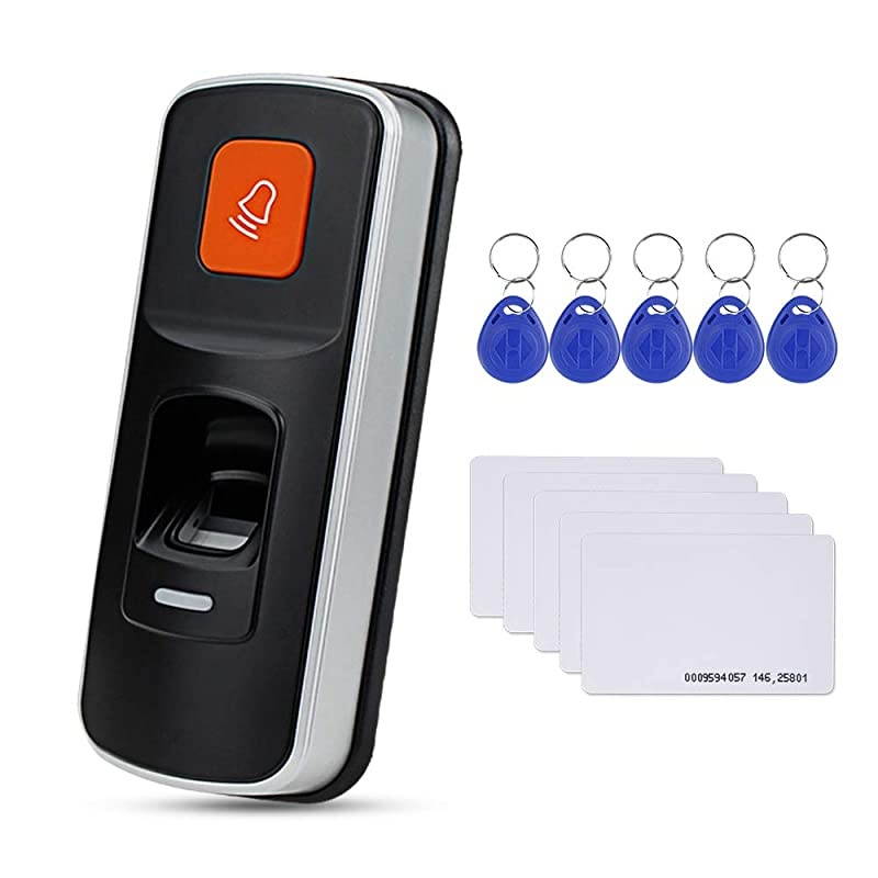 Fingerprint Door Locks System RFID Access Control Reader Biometric Electronic Door Opener with Smart Key Cards WG26 SD Card