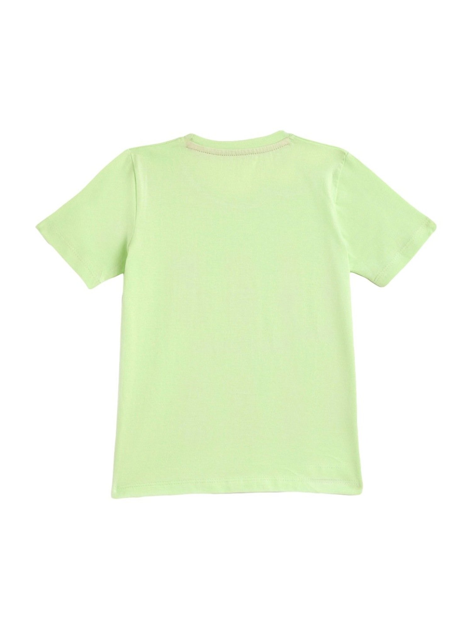 Kids Craft Mint Green Cotton Printed T-Shirt & Shorts