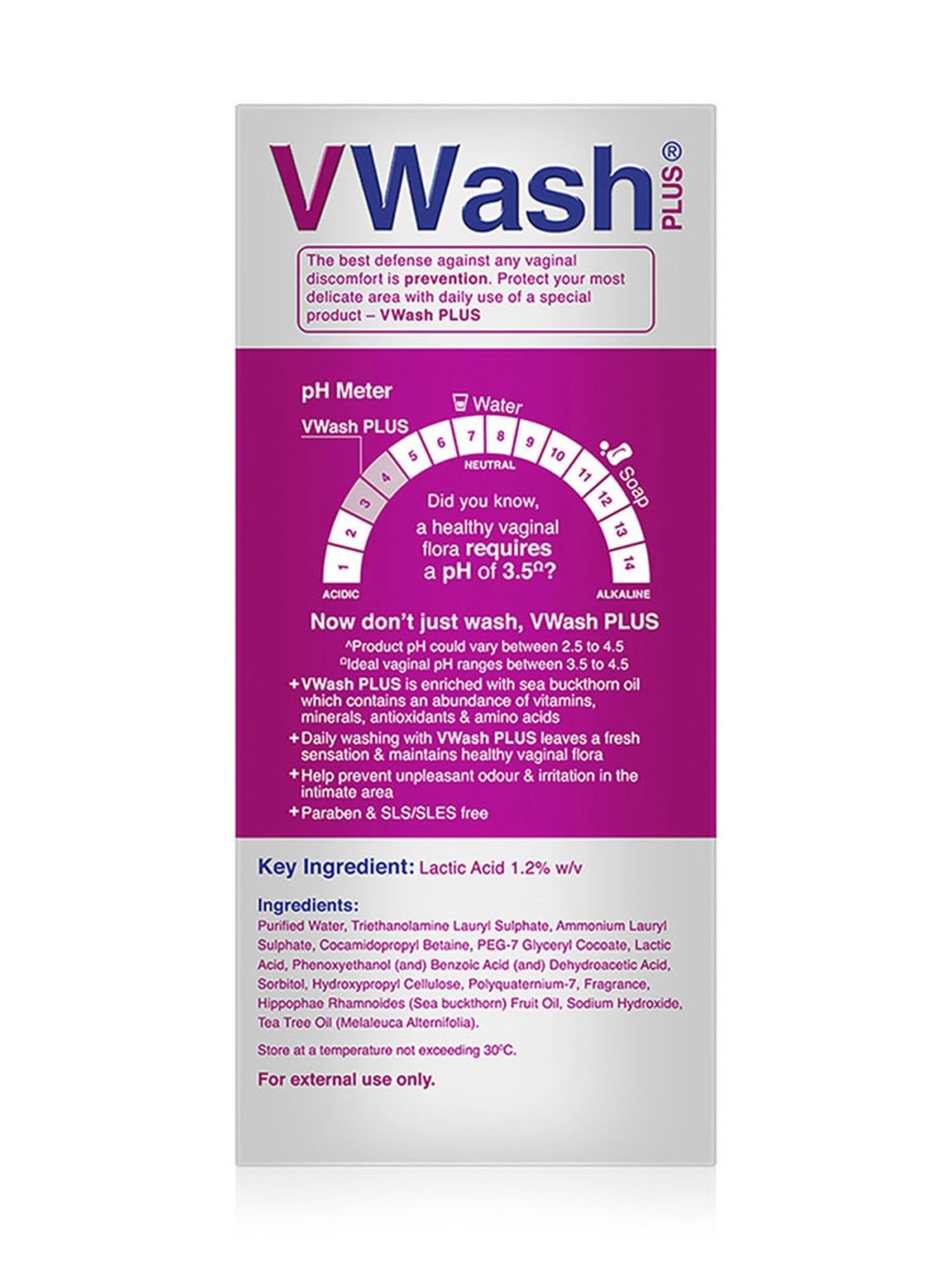 VWash Plus Expert Intimate Hygiene - 200 ml