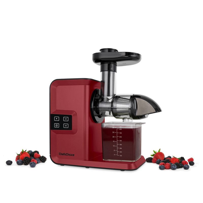 Chef's Choice Horizontal Masticating Juicer - Red