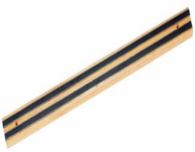 CRESTWARE KRW24 Knife Rack,Magnetic,24 In,Wooden