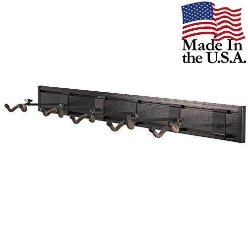 string swing sw5rlbk guitar keeper bundle with 5 guitar hangers & 1 black vein strong wall mount