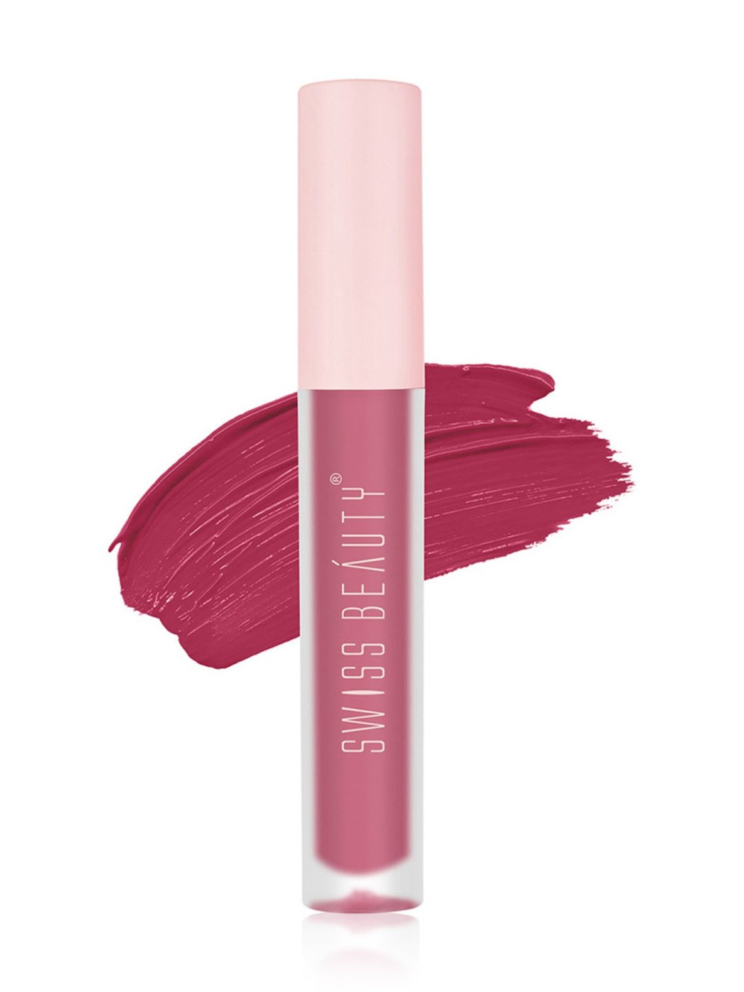 SWISS BEAUTY Super Matte Liquid Lipstick Soft Rose - 3.5 ml