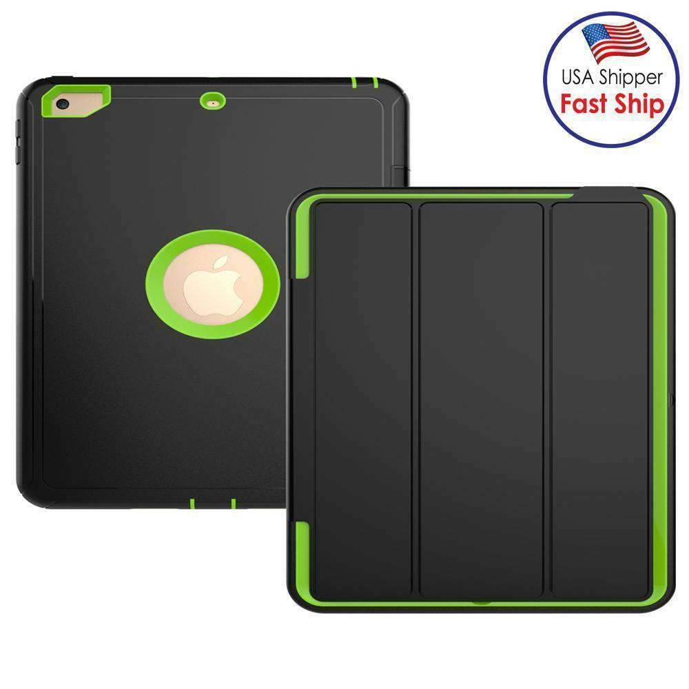 For Apple iPad 9.7" 6th generation 2018 Tough Protective Heavy Smart Case Cover