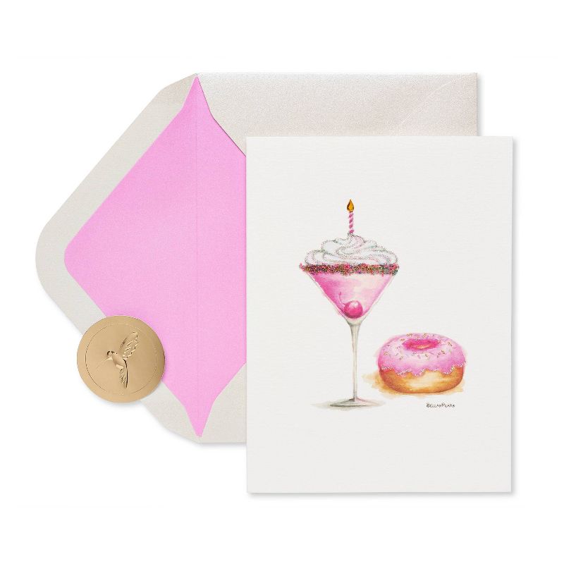 Donut and Drink Card - PAPYRUS