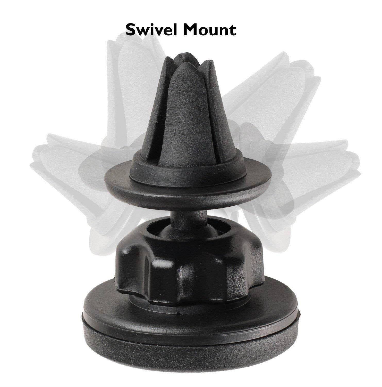 WizGear Universal Air Vent Magnetic Car Mount Holder for Cell Phones and Mini Tablets with Fast Swift-Snap Technology Magnetic Cell Phone Mount with Swivel Head
