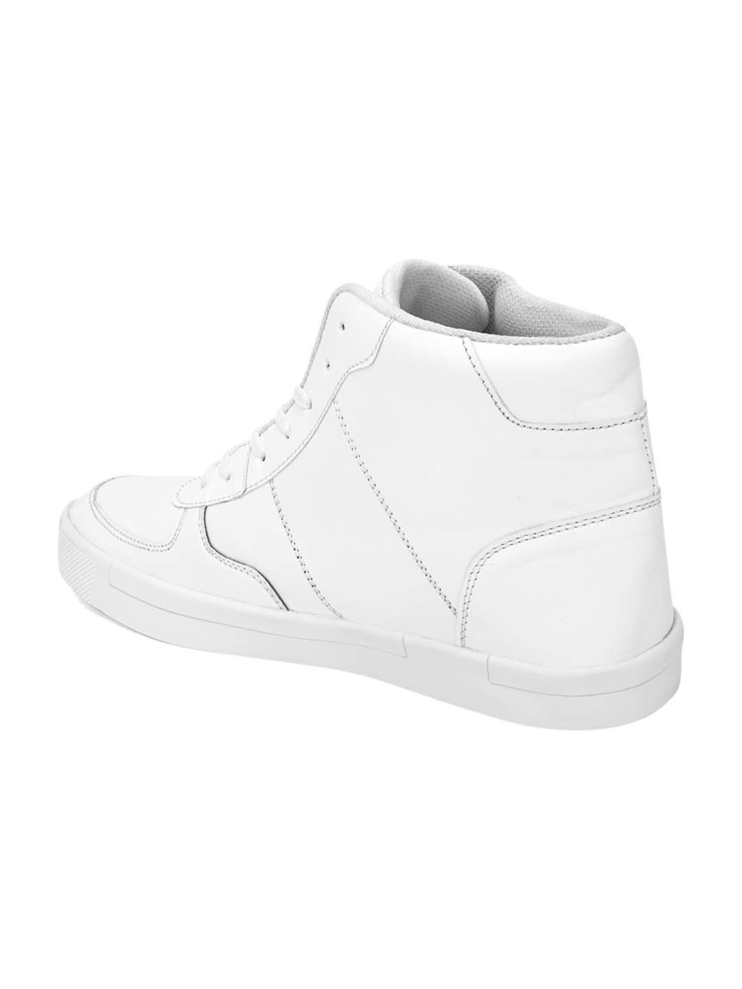 Giorgio Men's White Ankle High Sneakers
