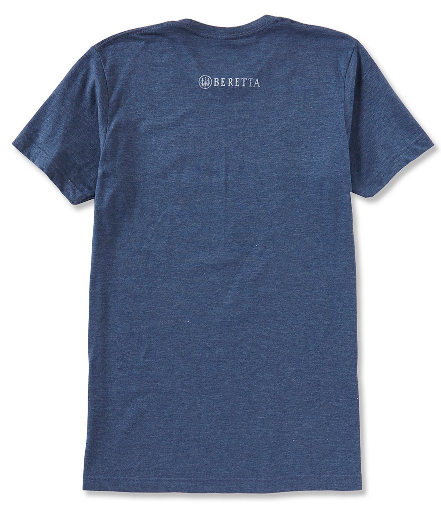 Beretta Distressed Graphic Trident Logo Short-Sleeve Tee